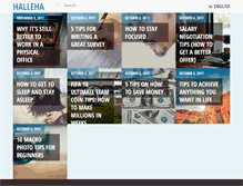 Tablet Screenshot of halleha.com